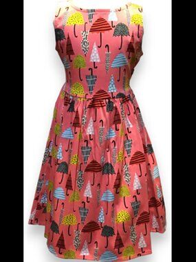 New Eva Rose Umbrella Print Girls Dress